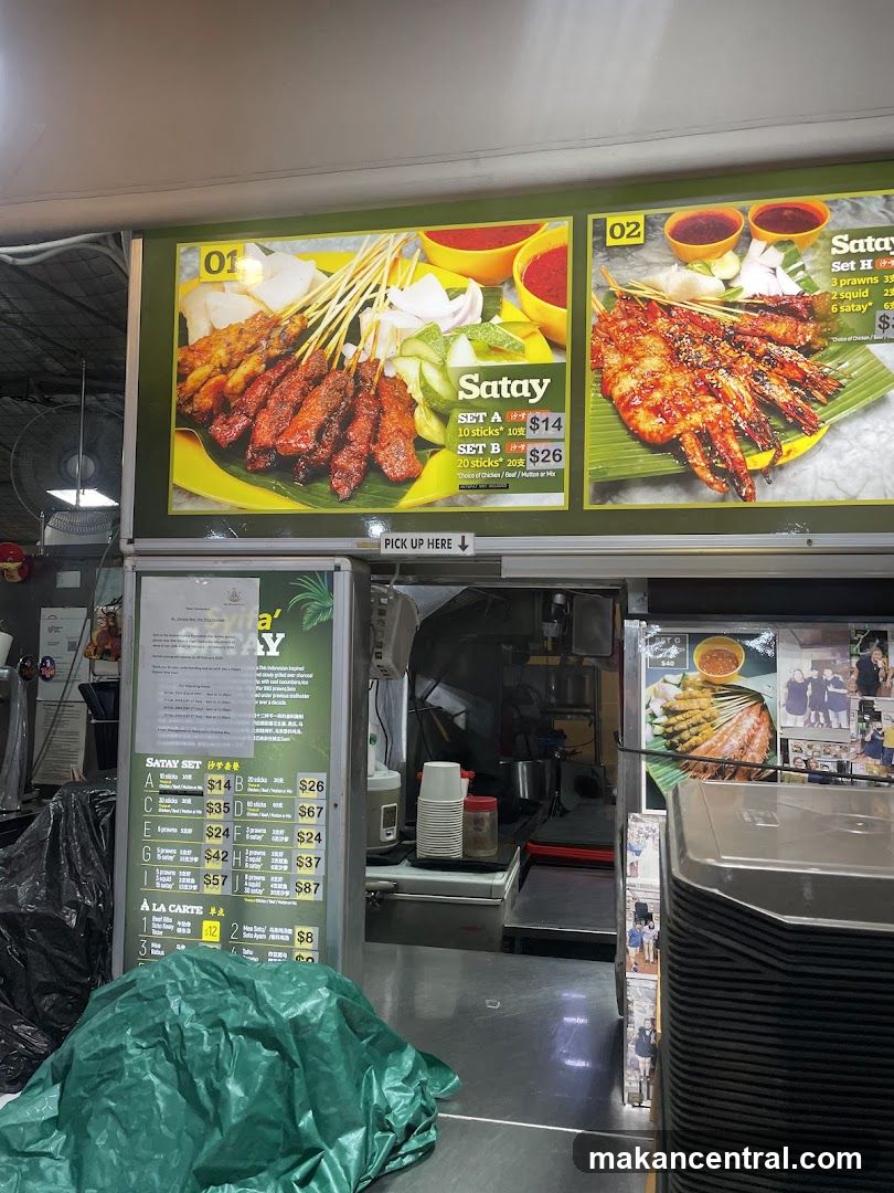 Satay Menu