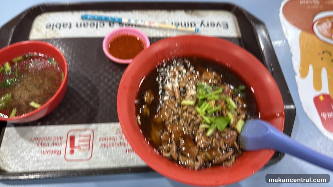 Food Tray with Noodles and Soup