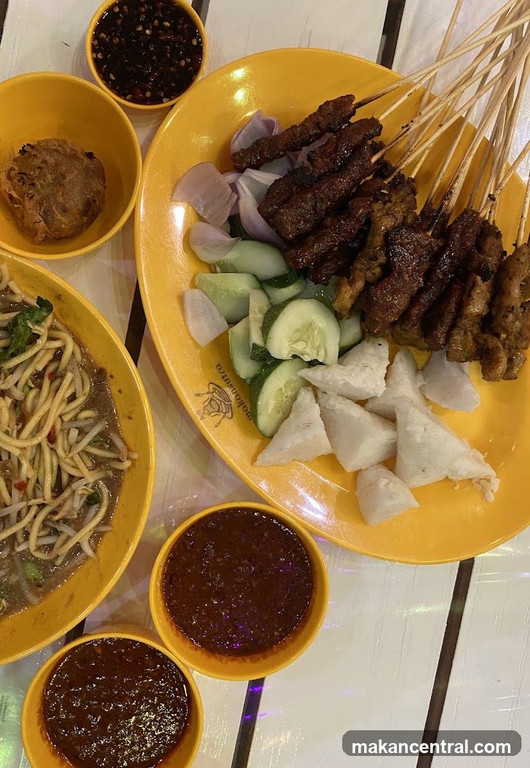 Satay and Noodles