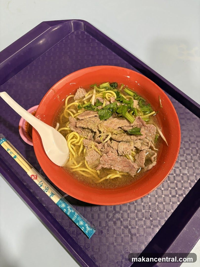 Beef noodle soup