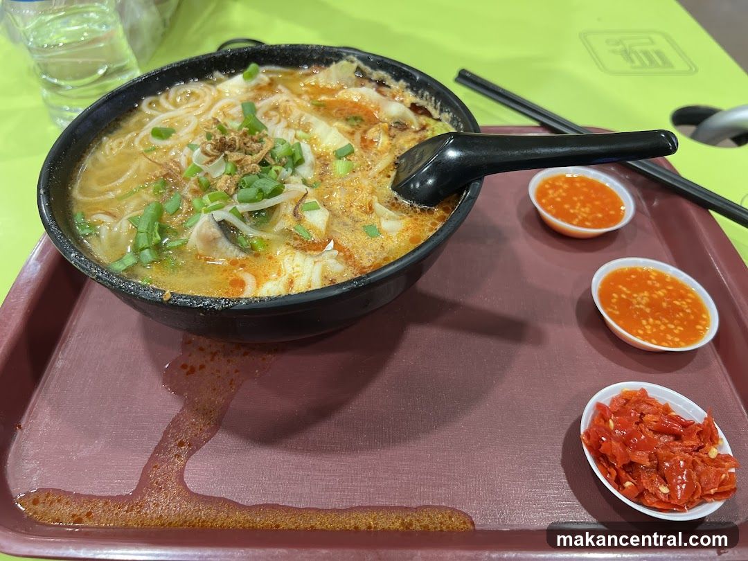 Noodle Soup with Condiments