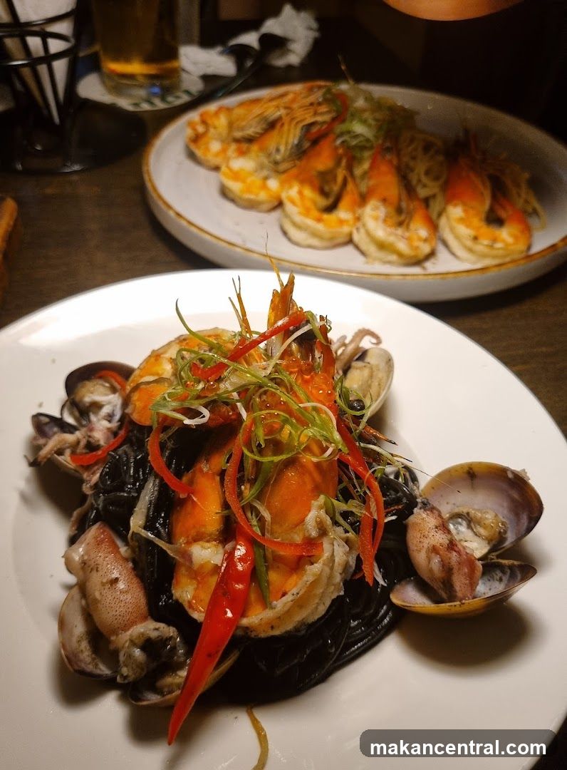 Seafood Pasta and Shrimp