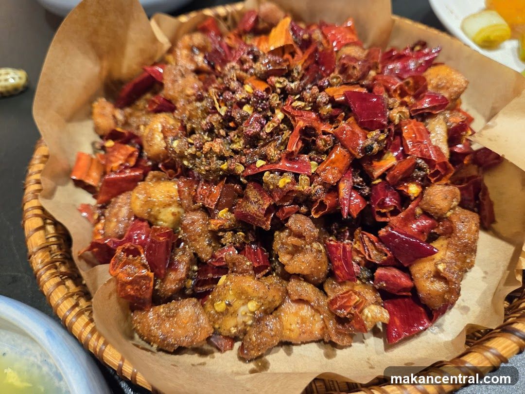 Spicy Fried Chicken with Chilies
