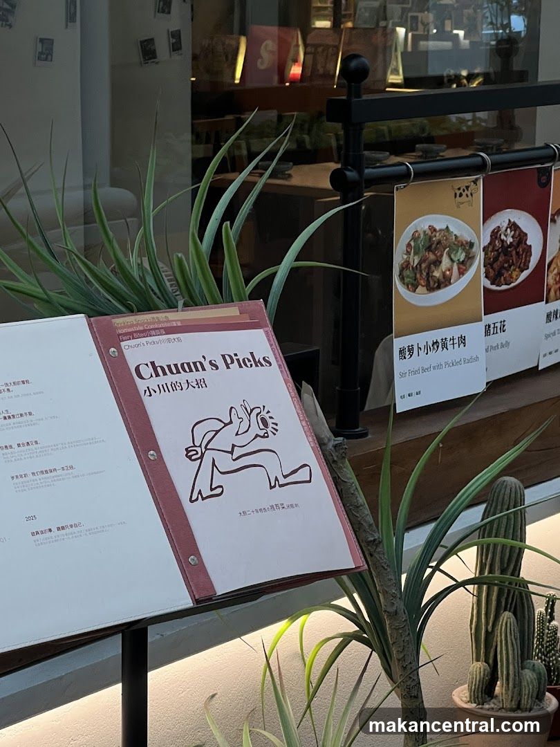 Chuan's Picks Menu