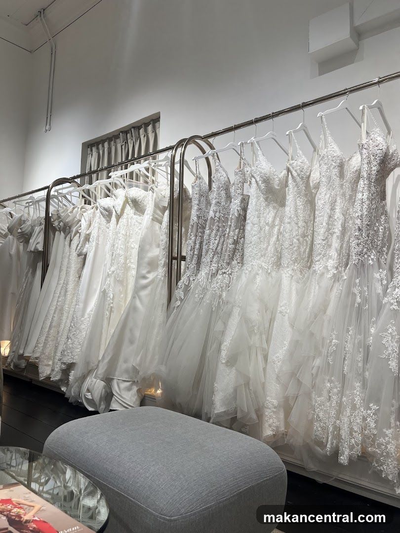 Wedding Dresses on Display