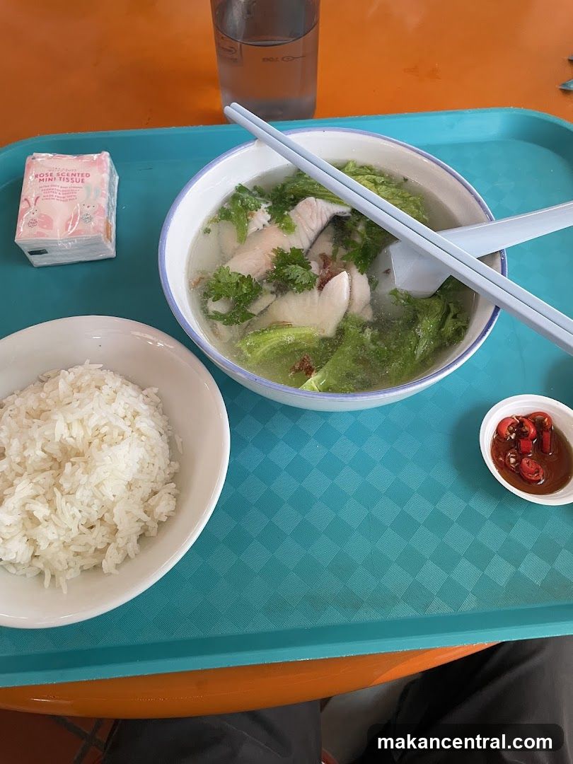 Fish soup with rice