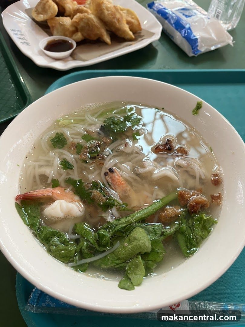 Noodle Soup and Fried Dumplings