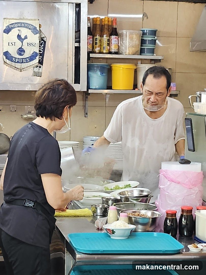 Kitchen Staff Preparing Food