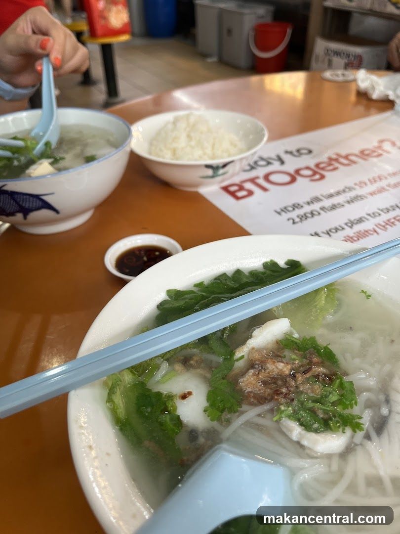 Fish soup with rice