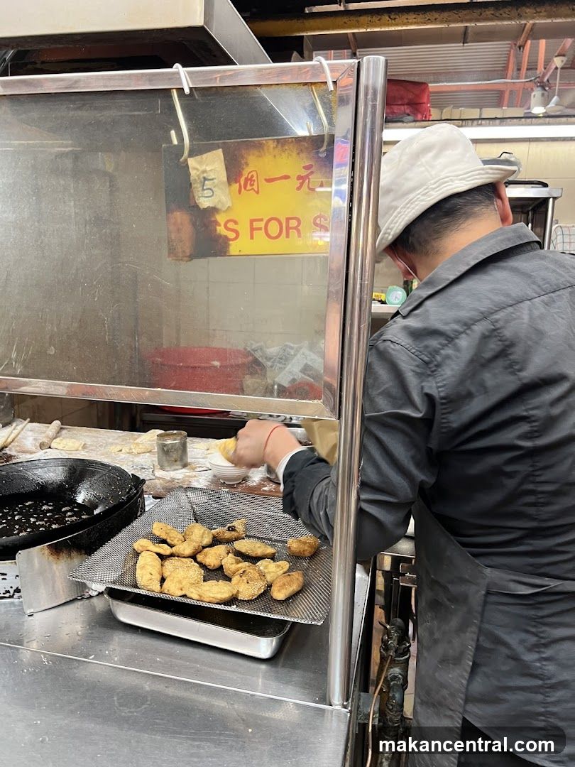 Fried Snacks Being Prepared