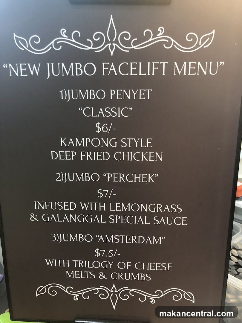 NEW JUMBO FACELIFT MENU