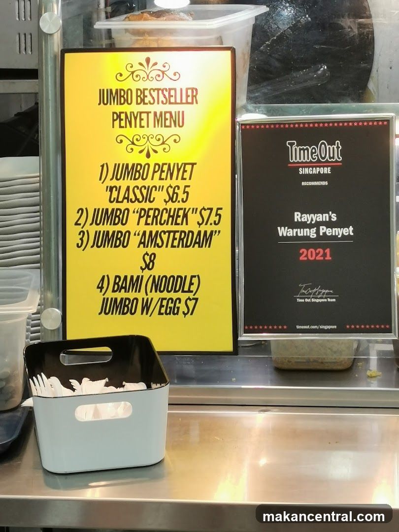 JUMBO BESTSELLER PENYET MENU