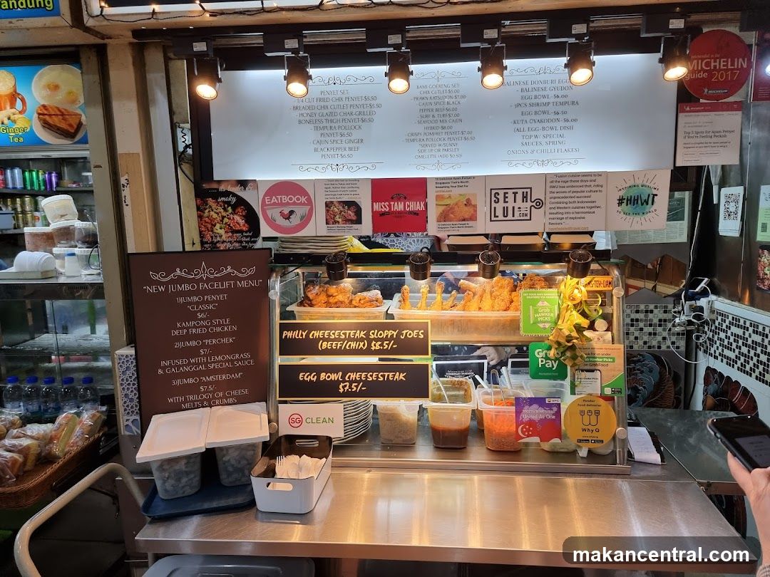 Food Stall Menu and Display