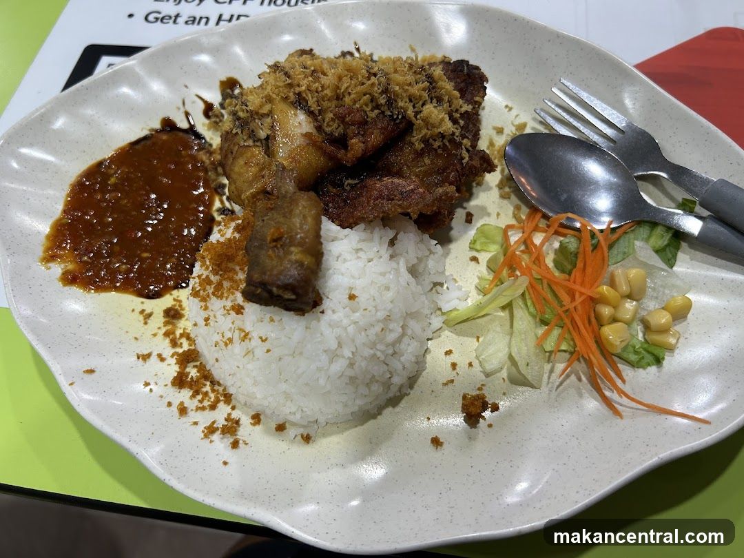 Fried Chicken Rice Plate