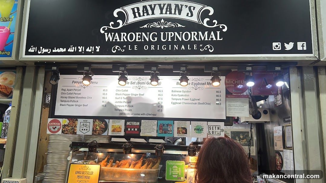 RAYYAN'S WAROENG UPNORMAL Menu