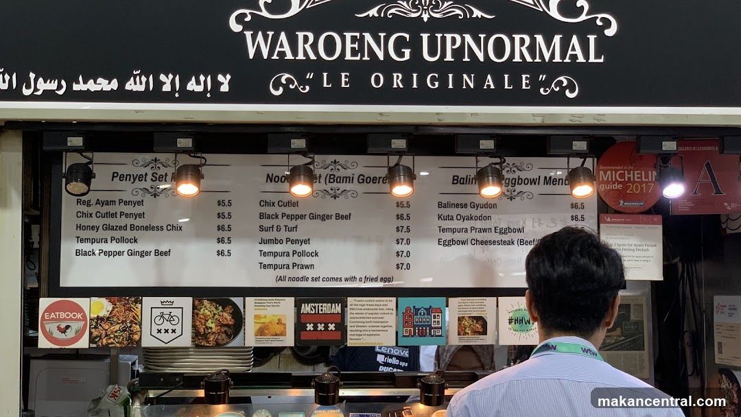 WAROENG UPNORMAL "LE ORIGINALE" Menu