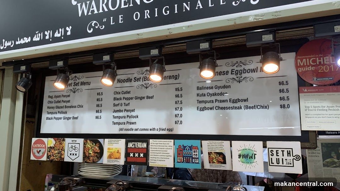 WAROENG LE ORIGINALE Menu