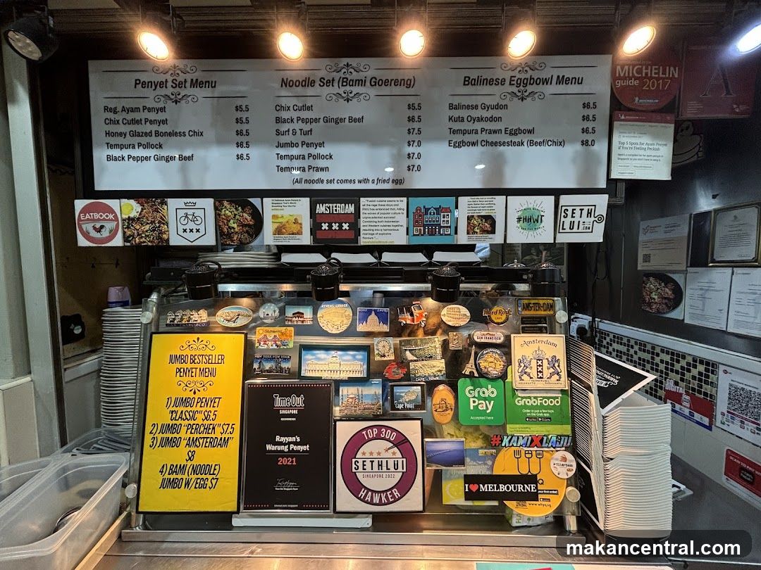 Food Stall Menu and Decorations