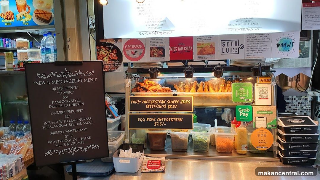 Food Stall Menu and Display