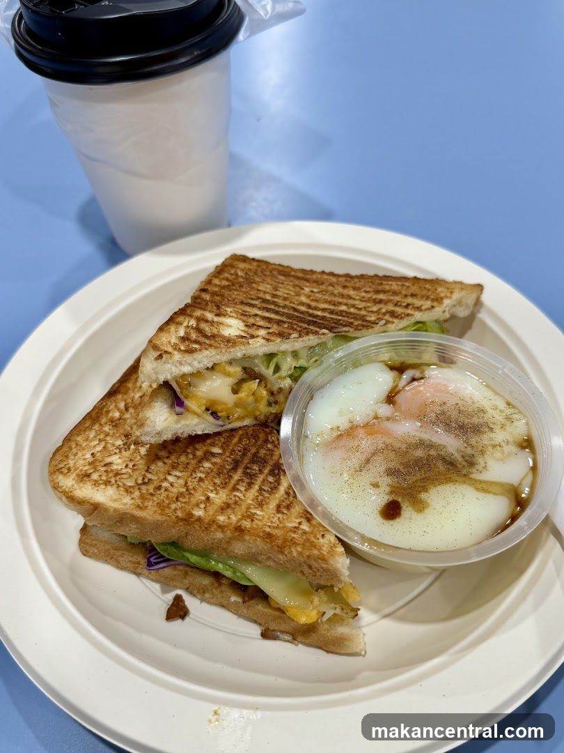 Sandwich and Eggs