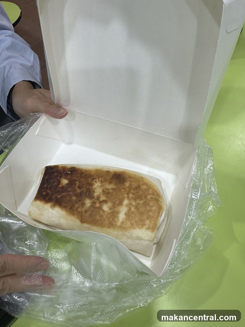 Burrito in a Takeout Box