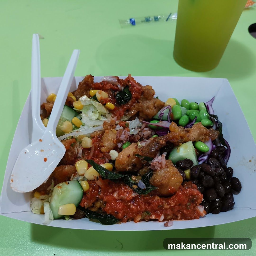 Rice Bowl with Chicken and Vegetables