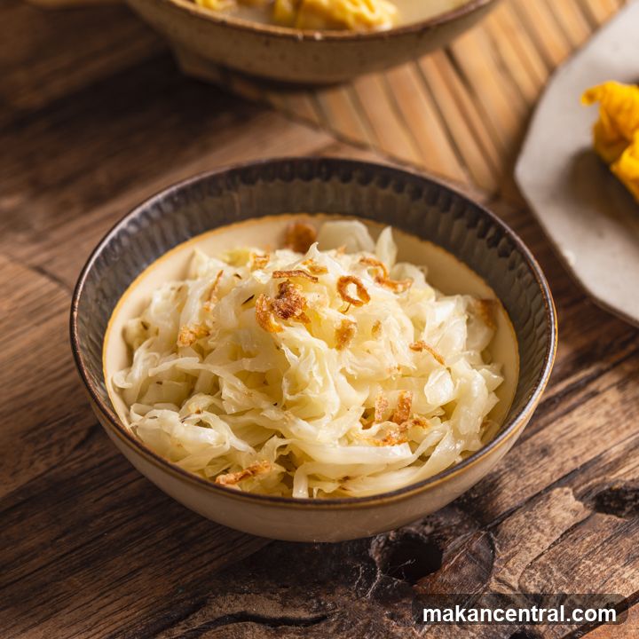 Bowl of Braised Cabbage