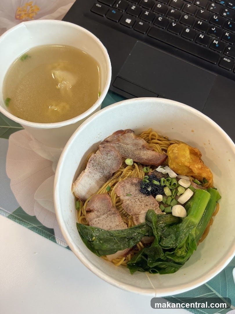 Noodles with Pork and Soup