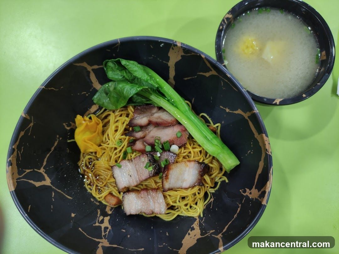 Noodles with Char Siu and Wonton