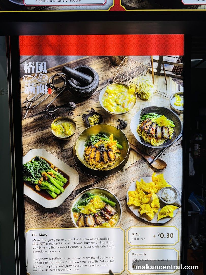 Food Menu Display