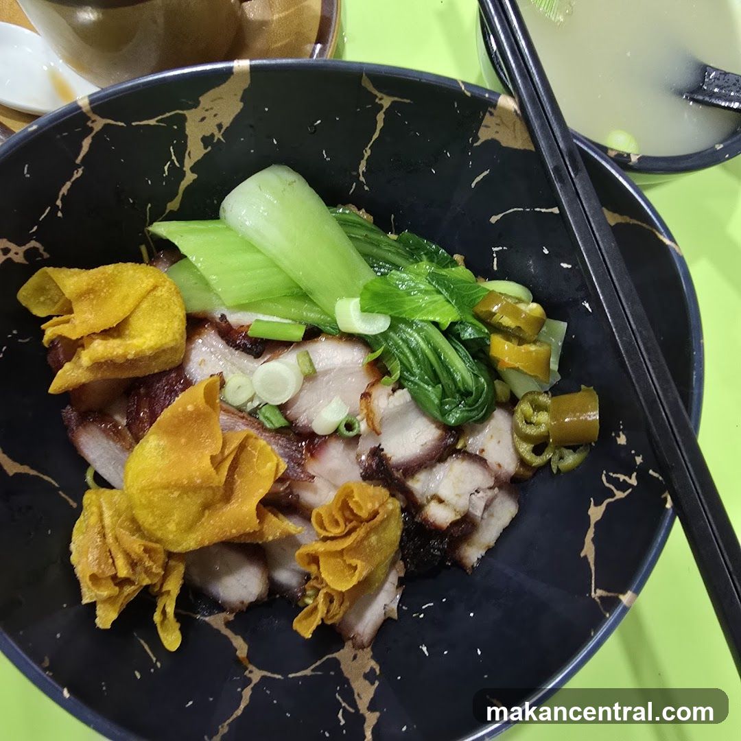 Char Siu Noodles with Wontons