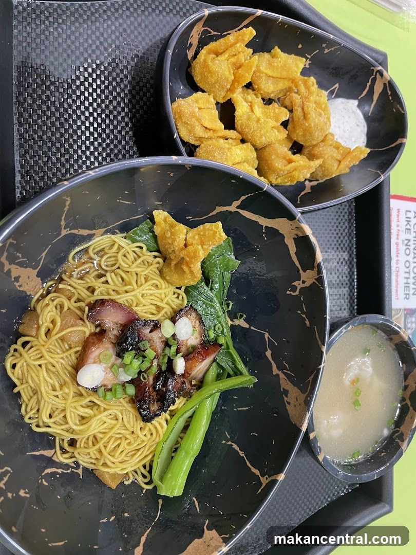 Noodles with Char Siu and Wontons