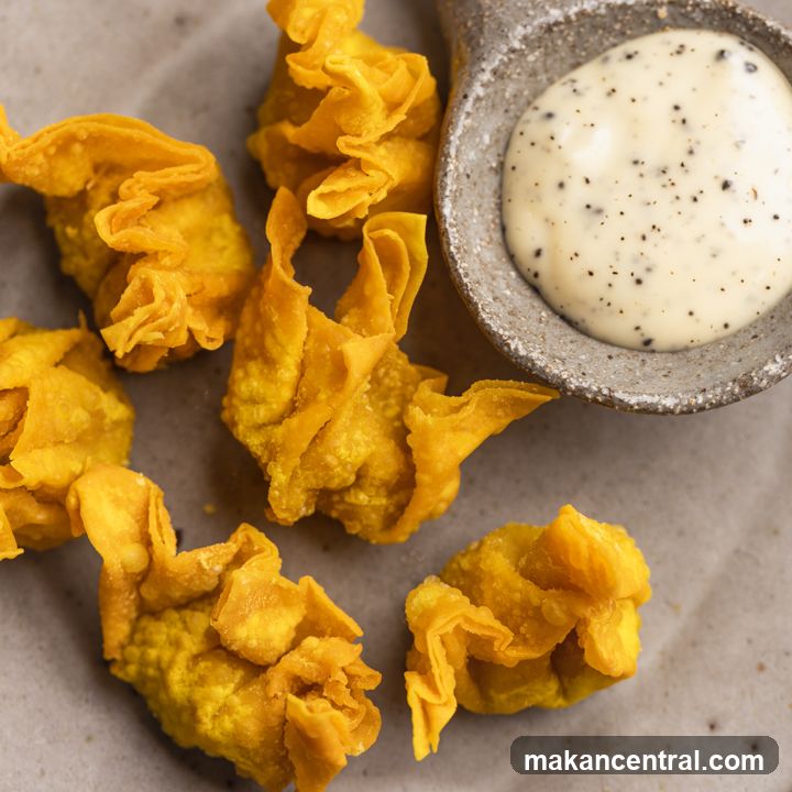 Fried Wontons with Dipping Sauce