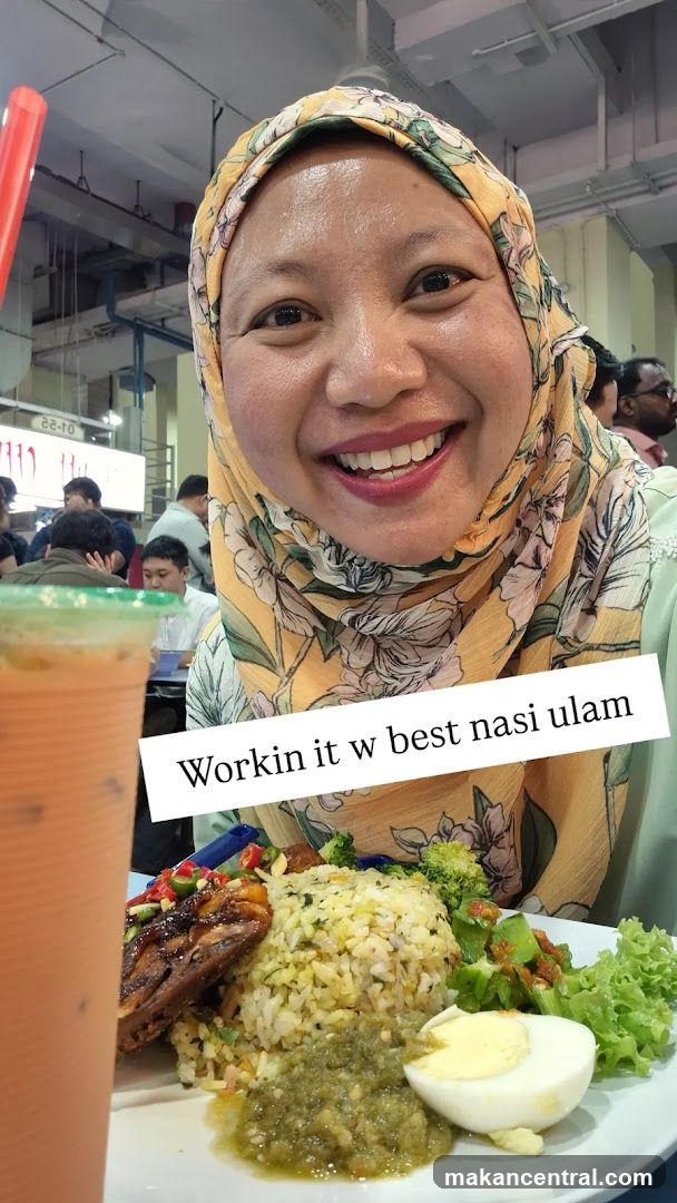 Woman with Nasi Ulam
