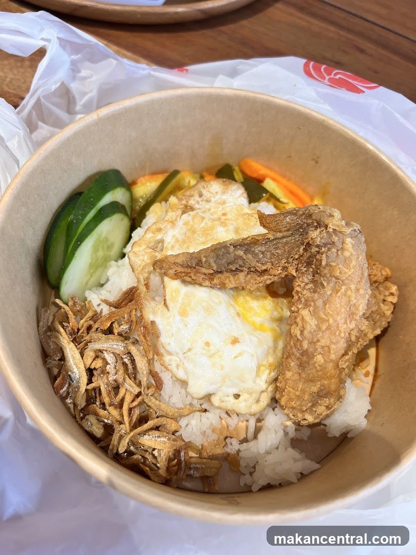 Fried Chicken and Rice Bowl