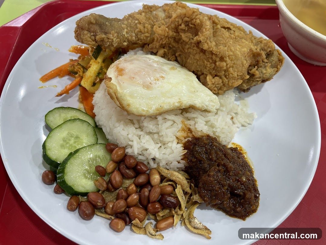 Fried Chicken Rice Plate