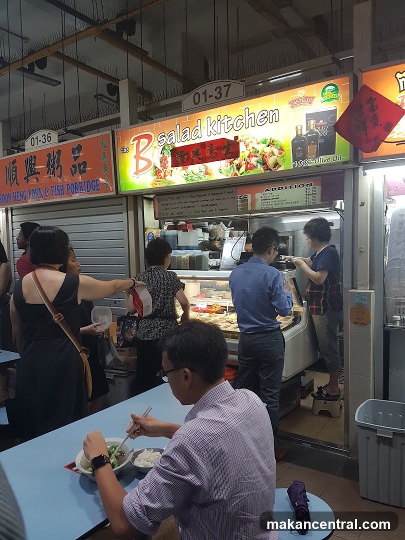 Food Stall with Salad Kitchen