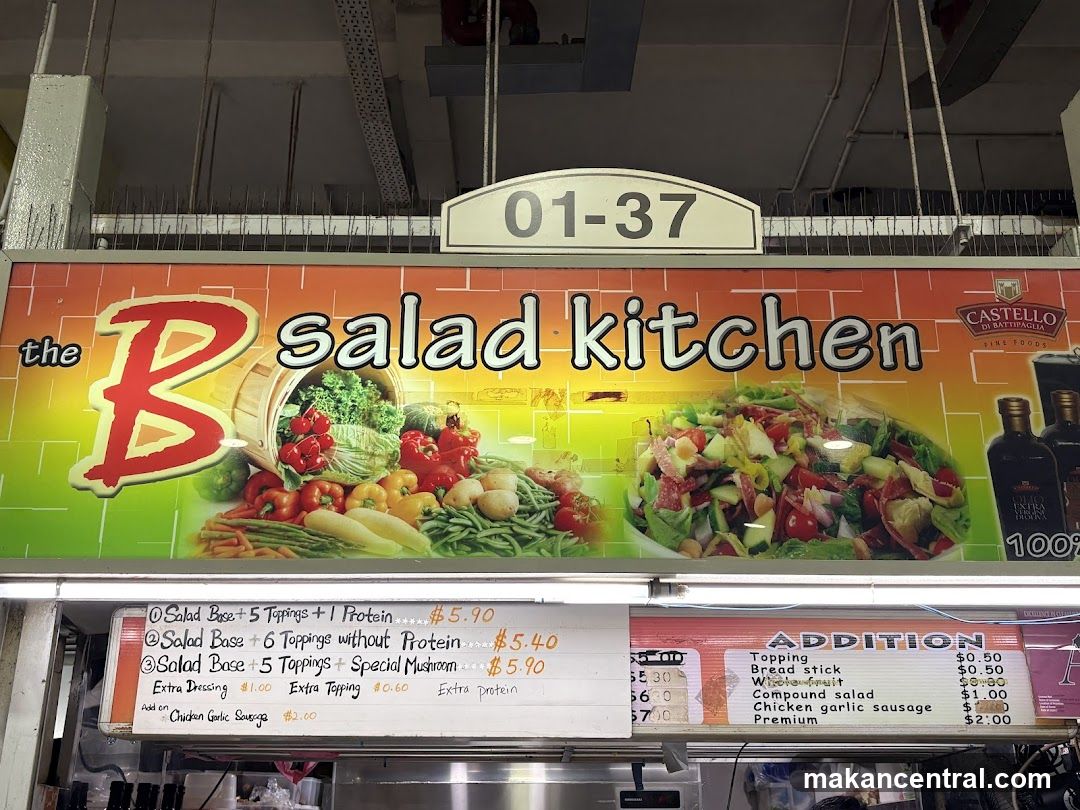 The B Salad Kitchen Menu