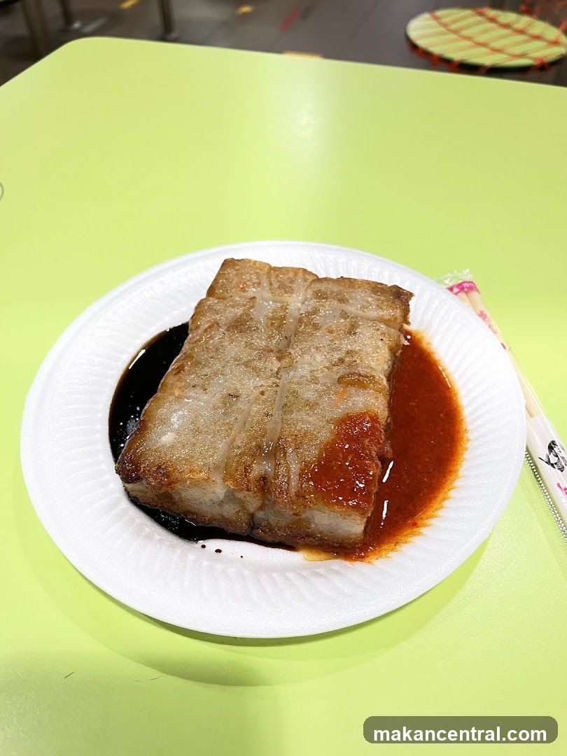 Fried Radish Cake with Sauces