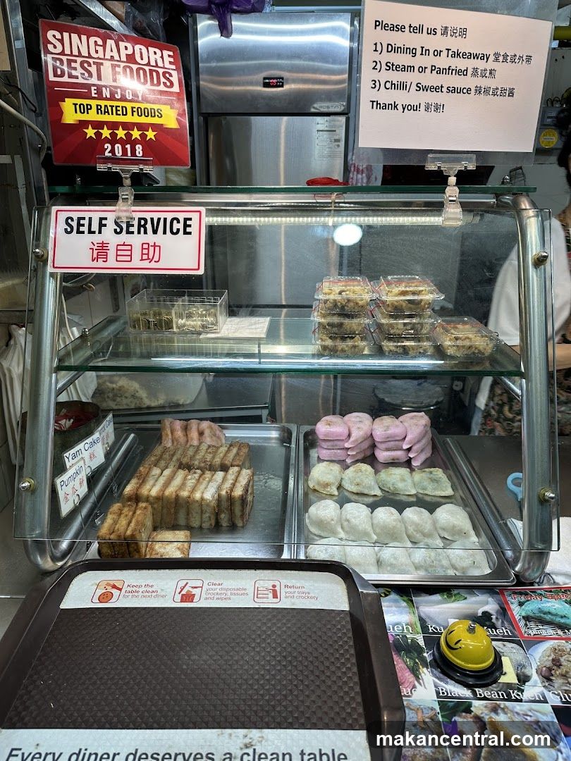 Self-service food stall display