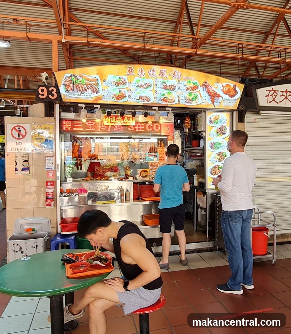 Food Stall with Customers