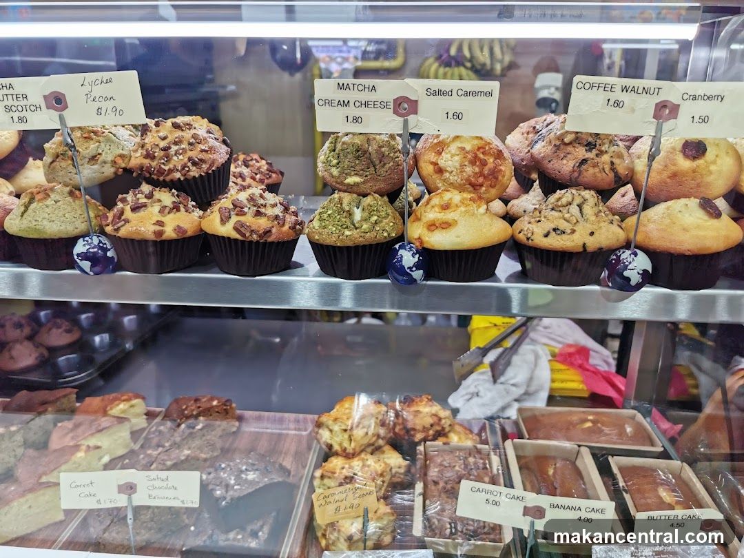 Muffins and Cakes Display