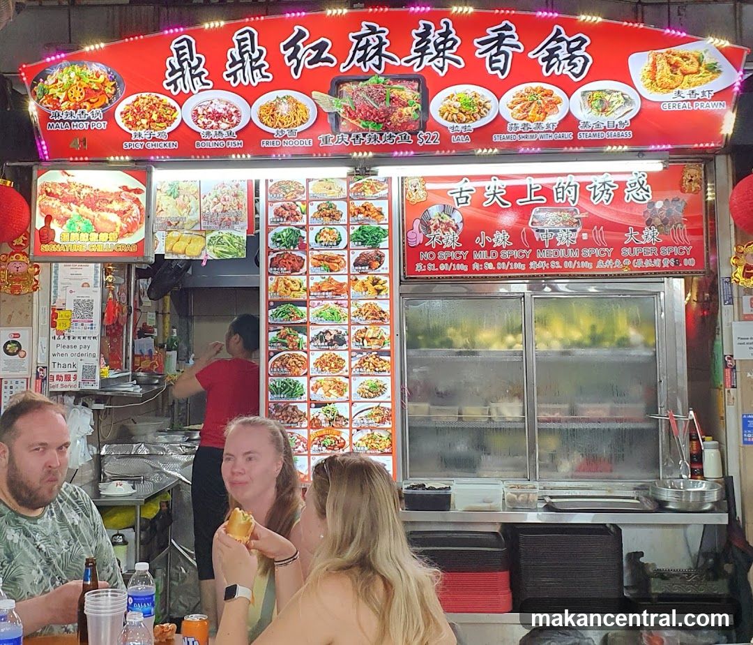 Street Food Stall with Menu