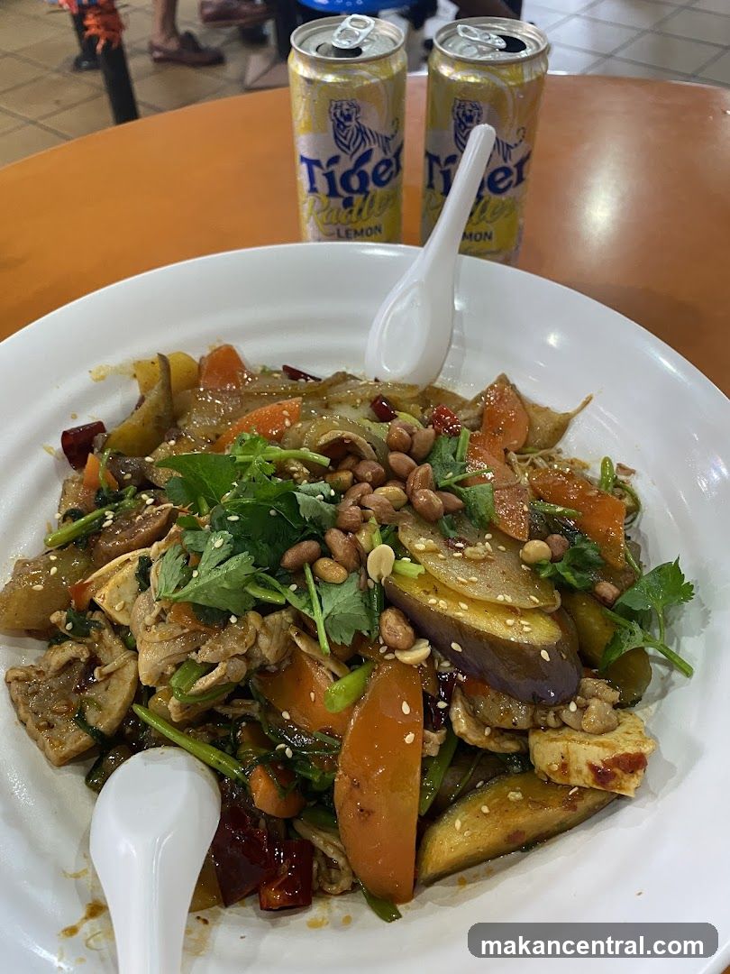 Spicy Stir-Fried Dish with Tiger Beer
