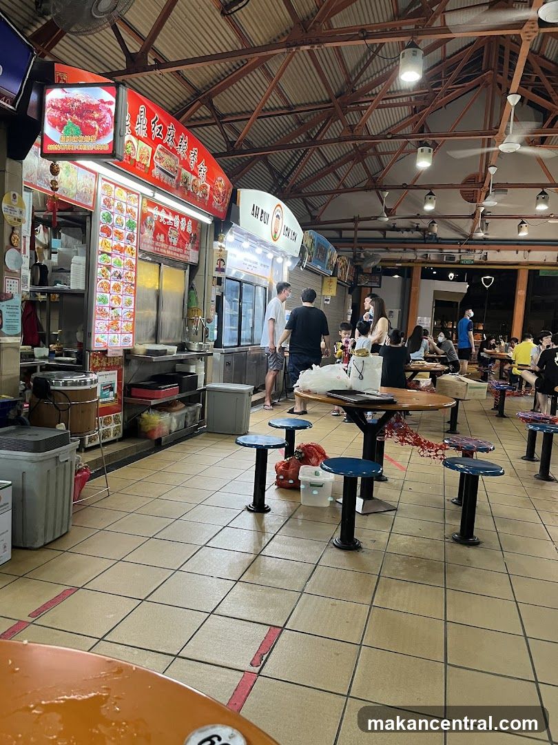 Hawker Stall with Food Displays