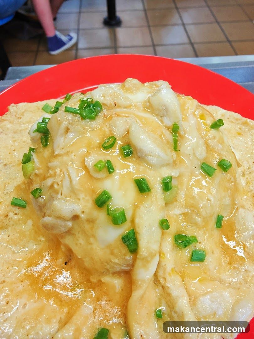 Crab Omelet with Scallions