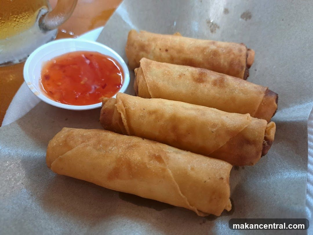 Spring Rolls with Sweet Chili Sauce
