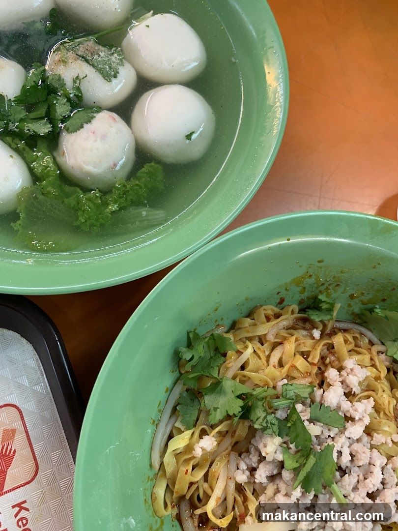 Noodles and Fish Balls