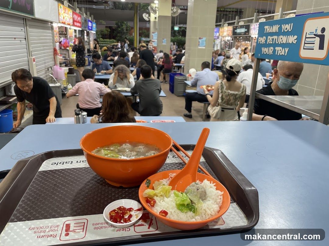 Food Tray at Hawker Centre