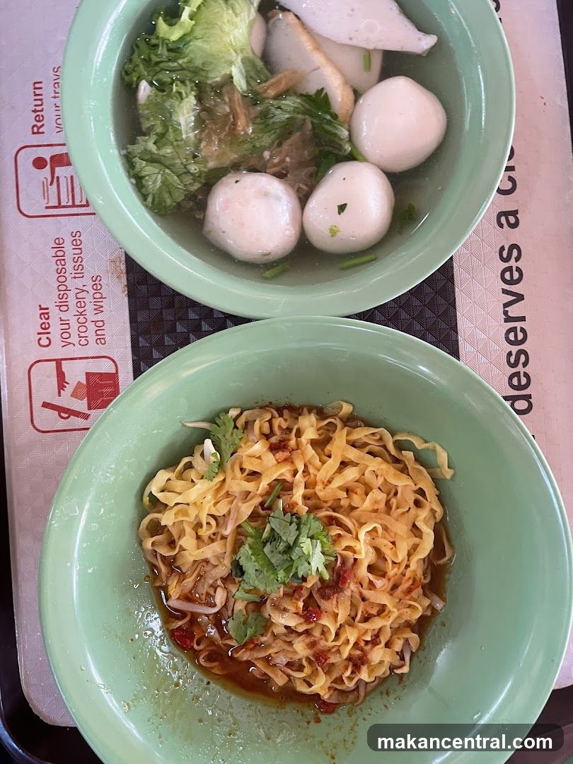 Noodles and Fishball Soup